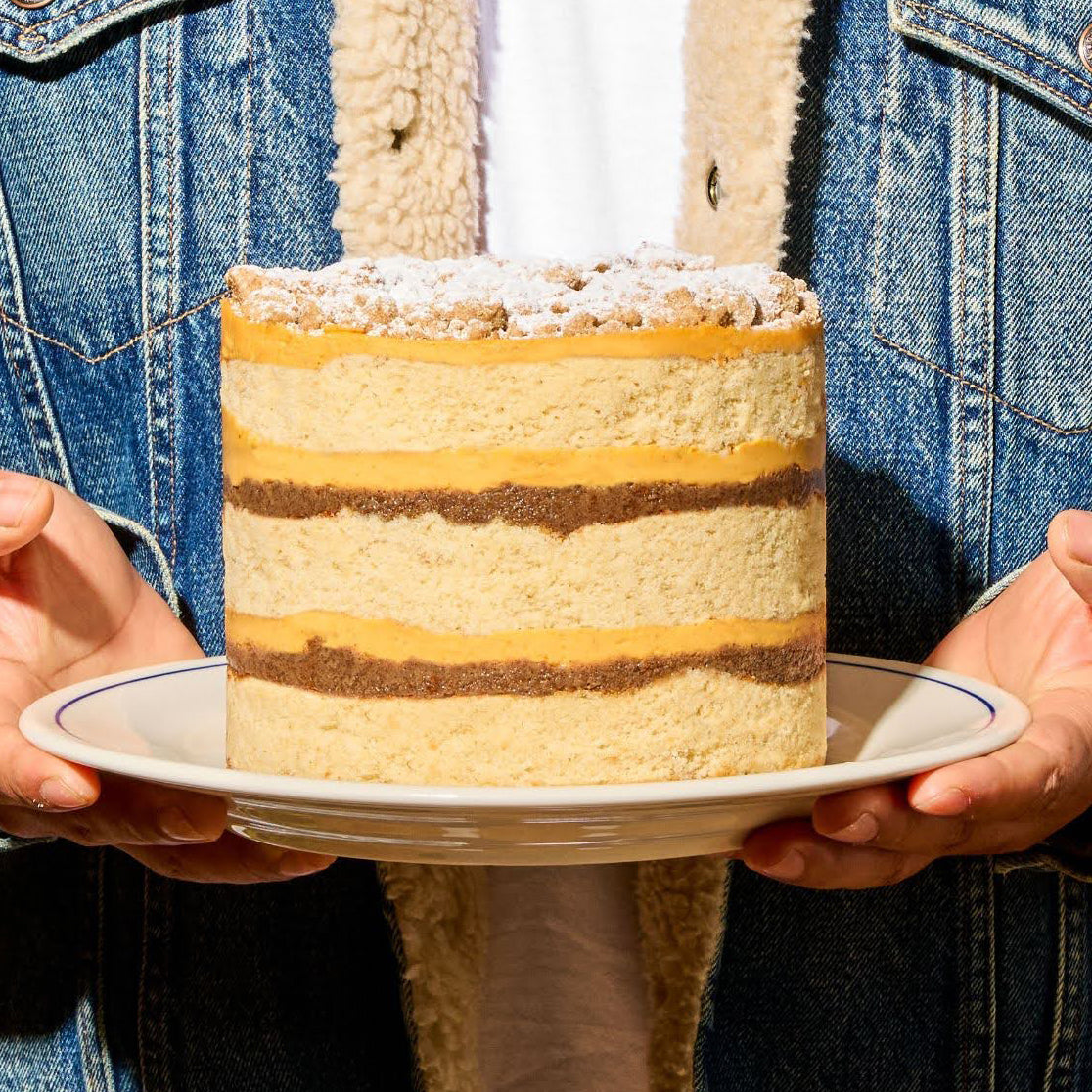 Pumpkin Cake Meets Gooey Pie